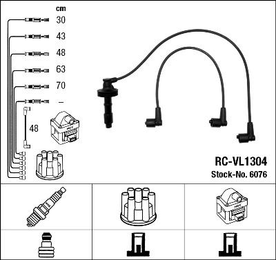 Precio del repuesto Cables de encendido V70 I familiar