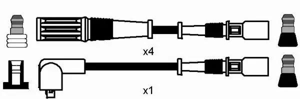  Cables de bujías Fiat Tipo 