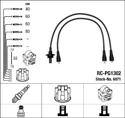 Cables de encendido para Fiat Ducato I (280)