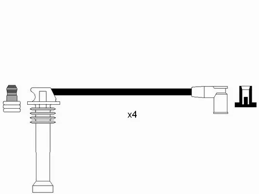 Comprar Juego de cables de alta tensión Ford Mondeo III B4Y a bajo precio