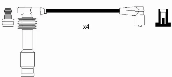 Juego de cables de bujias Opel Frontera B SUV (6B) (1998 - 2003) precio, desde 39,58 EUR