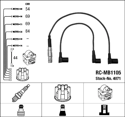 Cables de bujías LS219190 Champion
