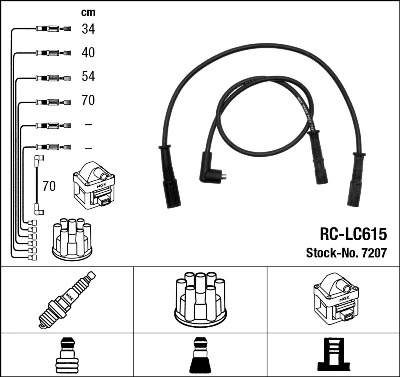 Cables de encendido Fiat Tipo 