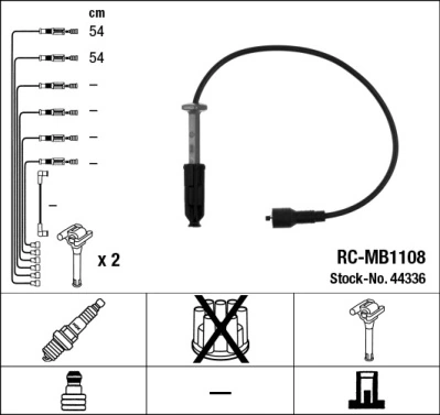 Cables de encendido para SsangYong Korando  (KJ)