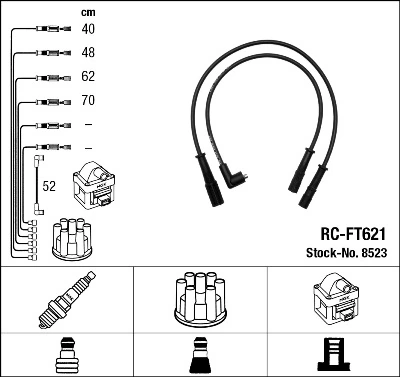 Comprar Cables de bujías Fiat Tipo  160