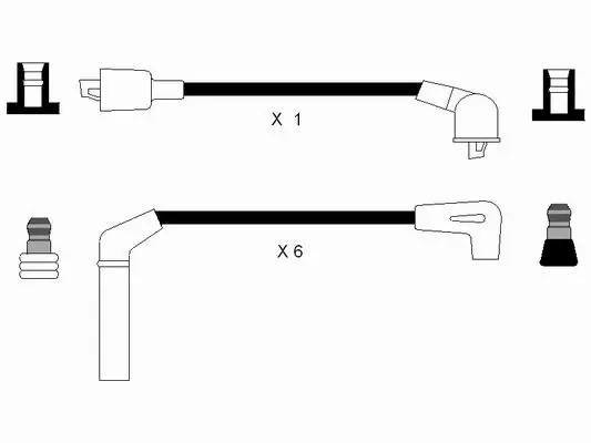 Cables de alta tensión, juego Chrysler Voyager I (1984-1995)