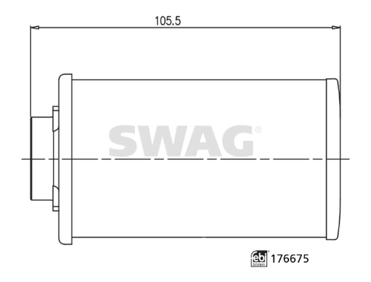 33103673 Swag Filtro hidráulico transmisión automática