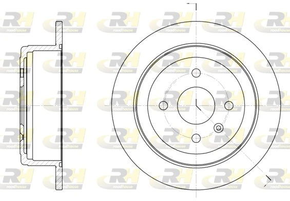 Comprar Disco de freno trasero Daewoo Nubira I J10, J15 a bajo precio