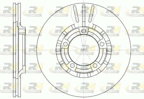 Disco de freno para Mitsubishi L 300 L03P, L02P