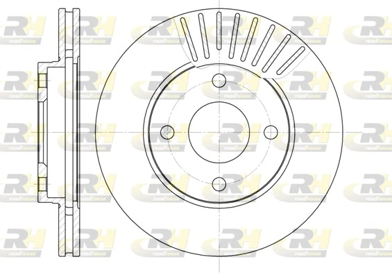 Disco de freno delantero 2  hatchback (2003-2007) original desde 37,81 €