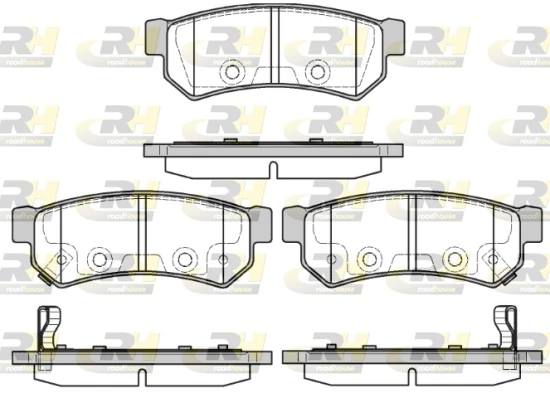 Pastillas freno traseras Chevrolet Spark (Matiz)  (2010-2026)