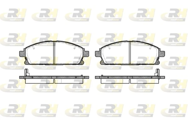 Pastillas de freno delanteras Acura MDX 1 YD1