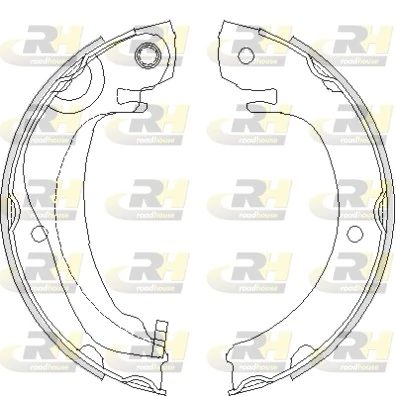 Zapatas de freno de estacionamiento Toyota Corolla  (2004-2009)