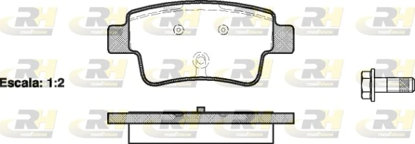 DP23026 Brembo Pastillas freno traseras