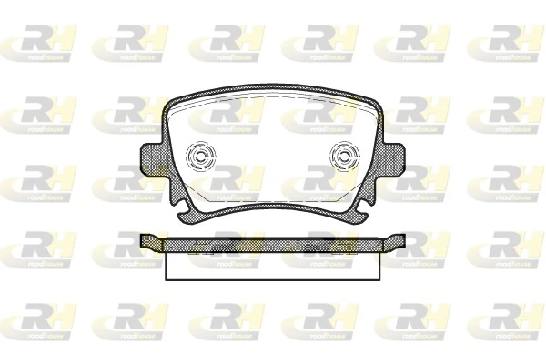 Pastillas de freno traseras Volkswagen Caddy 3 2KB, 2KJ, 2CB, 2CJ