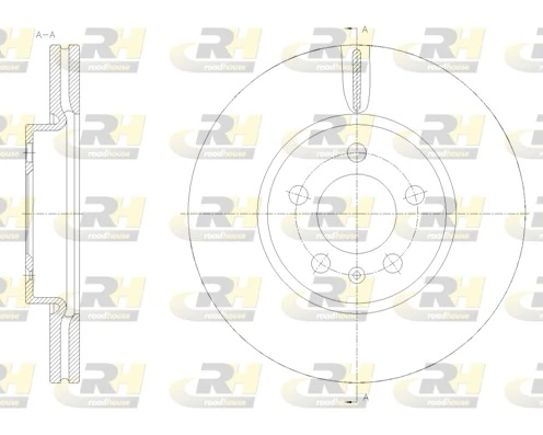 Freno de disco delantero Seat Ibiza 5 KJ1, KJG