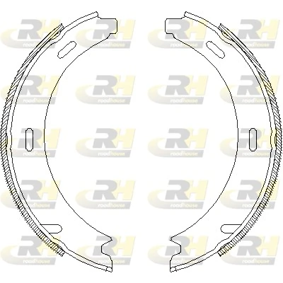 Juego de zapatas de frenos, freno de estacionamiento Mercedes E C124
