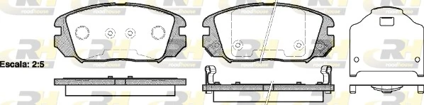 Pastillas de freno delanteras Sportage II SUV (2004-2010) original desde 34,44 €