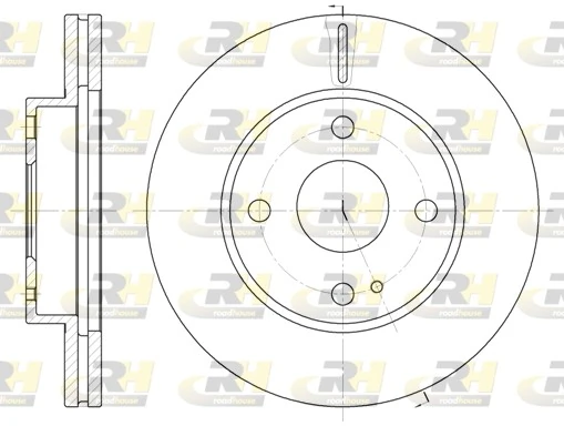 Freno de disco delantero Mazda 323 BG