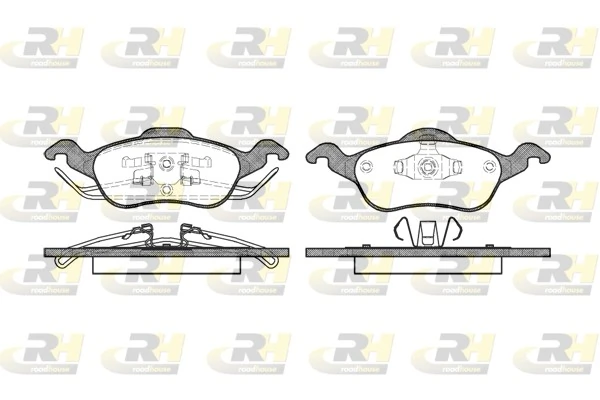 Pastillas de freno delanteras Ford Focus 1 DFW