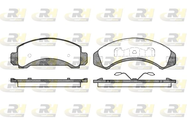 Pastillas de freno delanteras Ford 1U2Z2V001SA