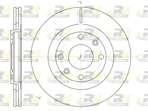 Disco de freno delantero para Peugeot 405 I (15E)