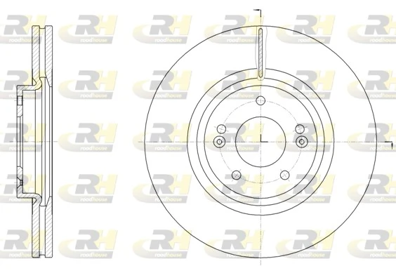 Freno de disco delantero Hyundai Getz