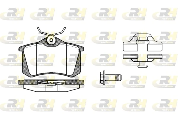 Pastillas de freno traseras Peugeot Partner 1 5F
