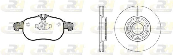 Juego de reparación de frenos delanteros para Opel Vectra