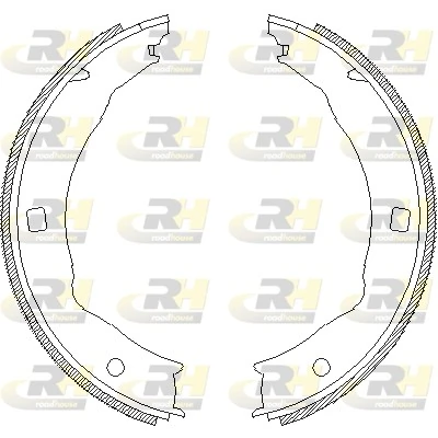 Zapatas de freno de mano para Peugeot 607 9D, 9U