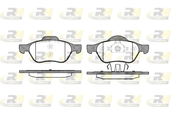 Pastillas de freno delanteras Renault Laguna 2 BG0, BG1