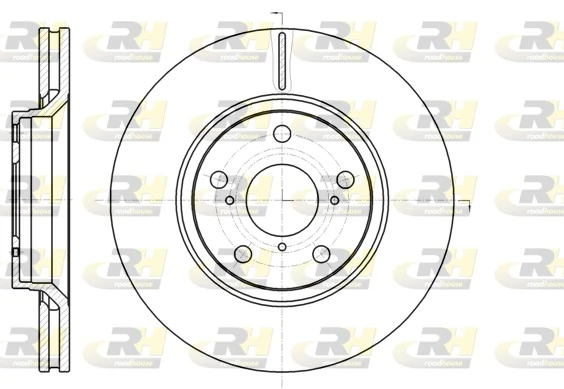 Disco de freno delantero Auris  hatchback (2006-2012) original desde 54,52 €