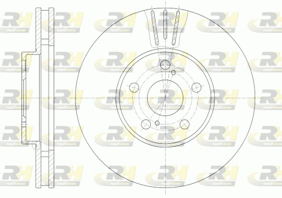 Disco de freno para Toyota Celica T16