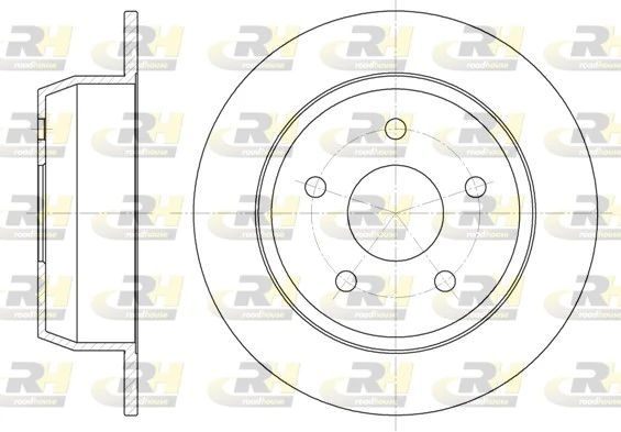 Disco de freno trasero Jeep Cherokee 2 XJ