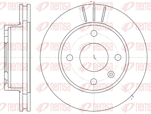 Freno de disco delantero Ford Escort 4 GAF, AWF, ABFT