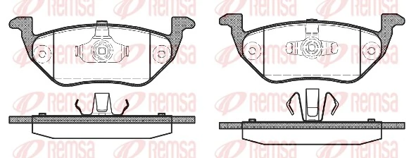 Pastillas freno traseras Ford Escape  (2001-2007)