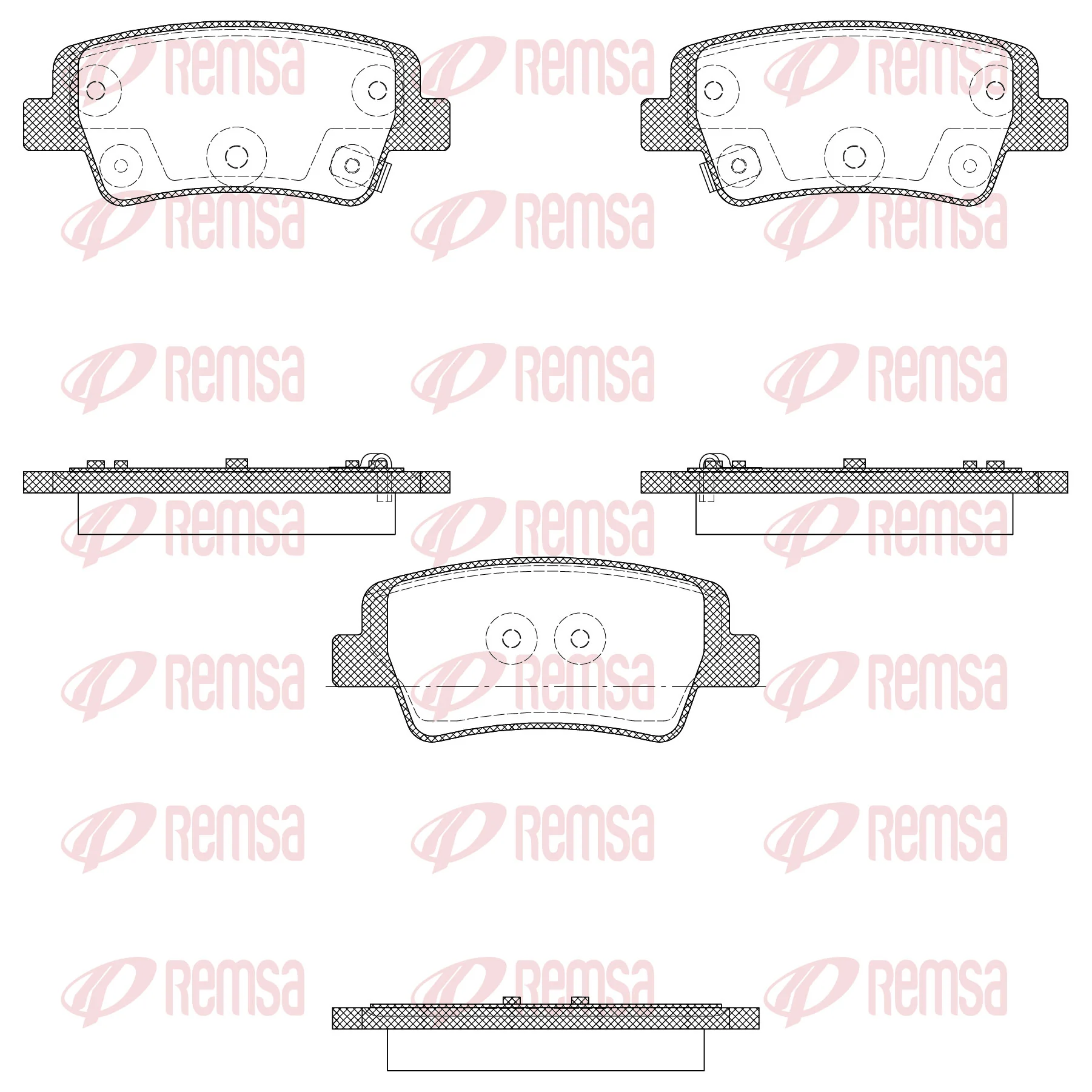 Pastillas traseras Elantra VII sedán (2020-2026) original desde 38,34 €