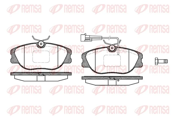 0077362344 Fiat/Alfa/Lancia Pastillas delanteras