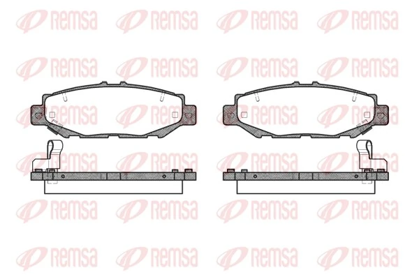 Pastillas freno traseras Toyota SUPRA  (1993-1998)
