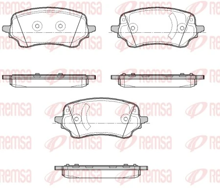 Pastillas de freno 2588897 Ford