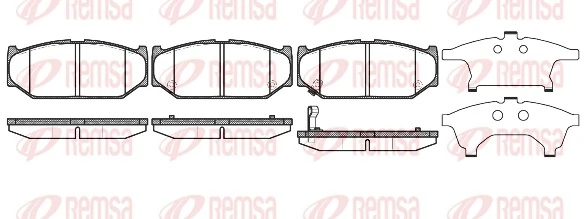Pastillas de freno delanteras Suzuki Swift 4 MZ, EZ
