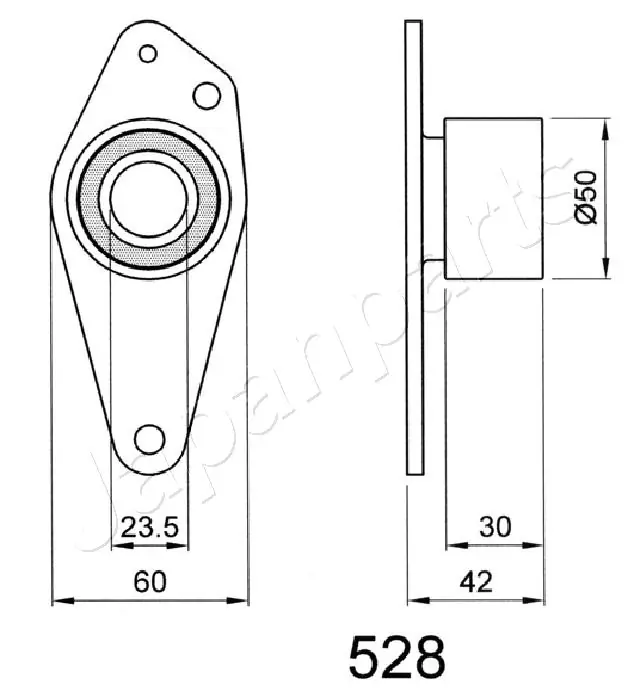 BE528 Japan Parts Polea tensora intermedio de correa dentada