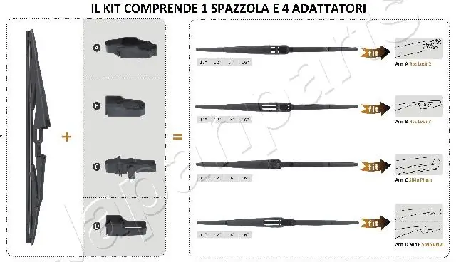 SSX35R Japan Parts Limpiaparabrisas trasero