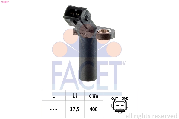  Sensor de cigüeñal Ford Fiesta 