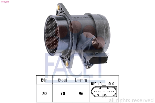 Sensor de flujo de aire para Audi A8 D2 4D2, 4D8