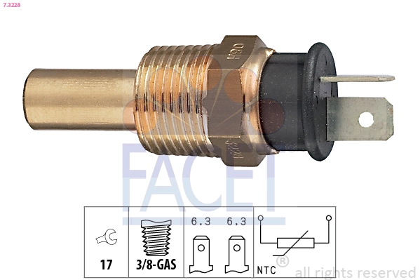 Sensor de temperatura del refrigerante Mitsubishi L 300 plataforma a bordo (P1T) (1994 - 2008) precio, desde 9,19 EUR