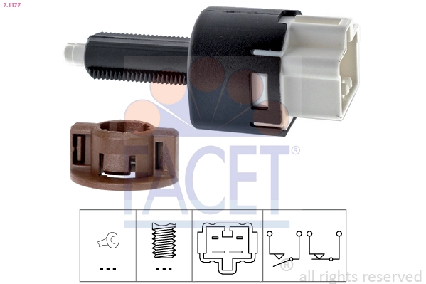 8614A183 Chrysler Interruptor luces de freno