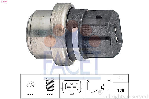 Interruptor térmico para Volkswagen LT 28-35 II 2DB, 2DE, 2DK