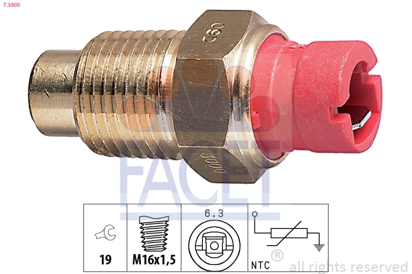 Comprar TM106 GAZ Sensor de temperatura del refrigerante del tablero