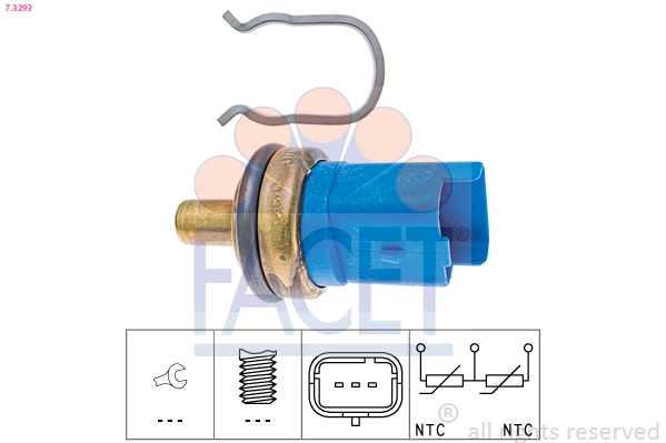 Sensor de temperatura del motor Fiat Ducato II (230)